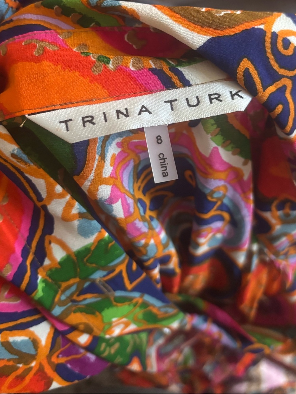 Trina Turk | Vibrant Paisley Maxi Dress - Picture 6 of 6